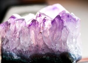 Beautiful purple geode